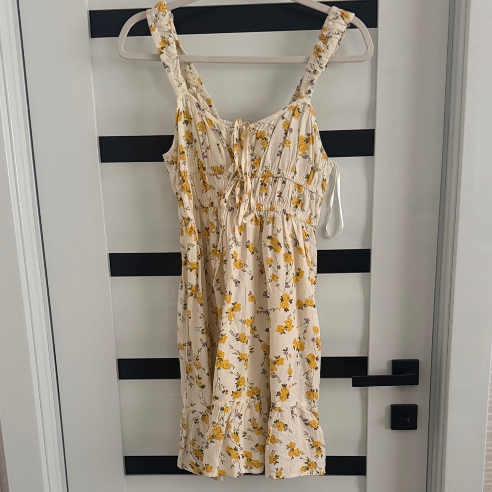 Floral Sundress with Yellow Flowers